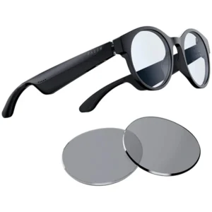 Anzu - Smart Glasses (Round Blue Light + Sunglass L)